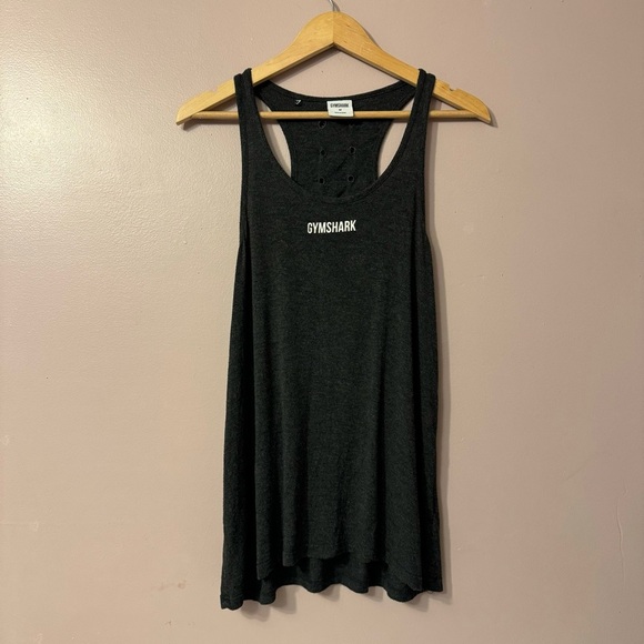 Gymshark Lace Up Vest Tank Black Women Size M - Picture 1 of 7